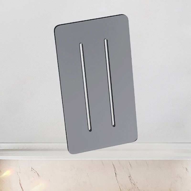 Modern Acrylic White Bathtub Rectangle Back to Wall with Drain Bath Tub