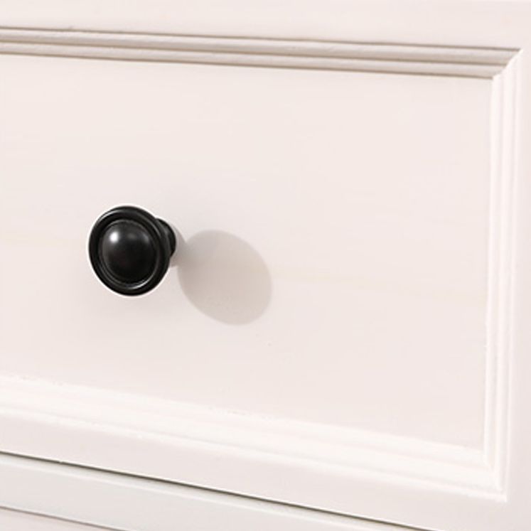 Modern Accent Cabinet with Drawers and Wooden Cabriole Legs Cabinet