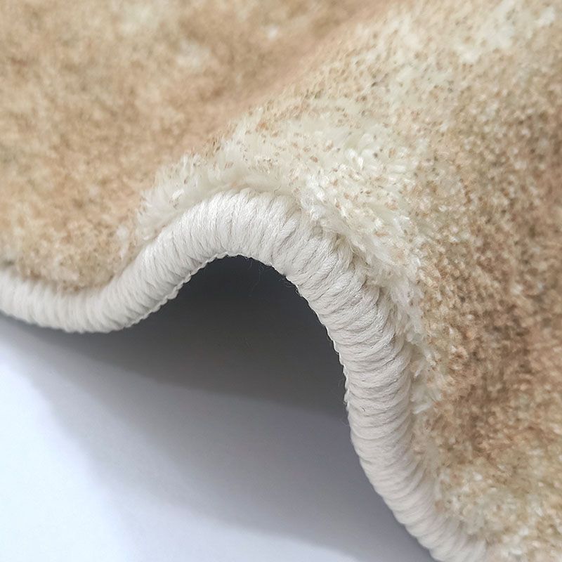 Modern Polyester Carpet Trendy Solid Color Area Rug Non-Slip Backing Rug for Living Room