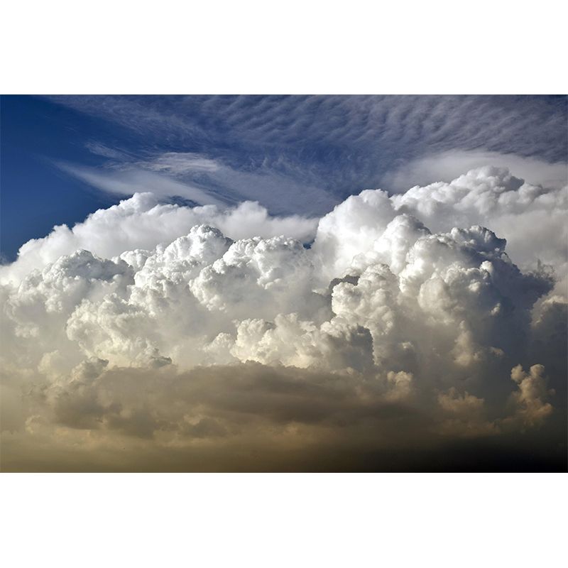 Sky Cloud Horizontal Photography Landscapes Mural Eco-friendly Wallpaper for Home Decor