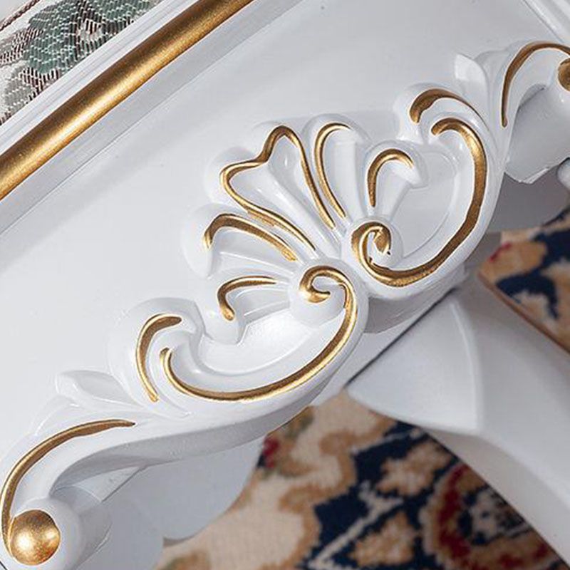 Mid-Century Modern Ottoman Faux Leather Upholstered Solid Color Round Ottoman