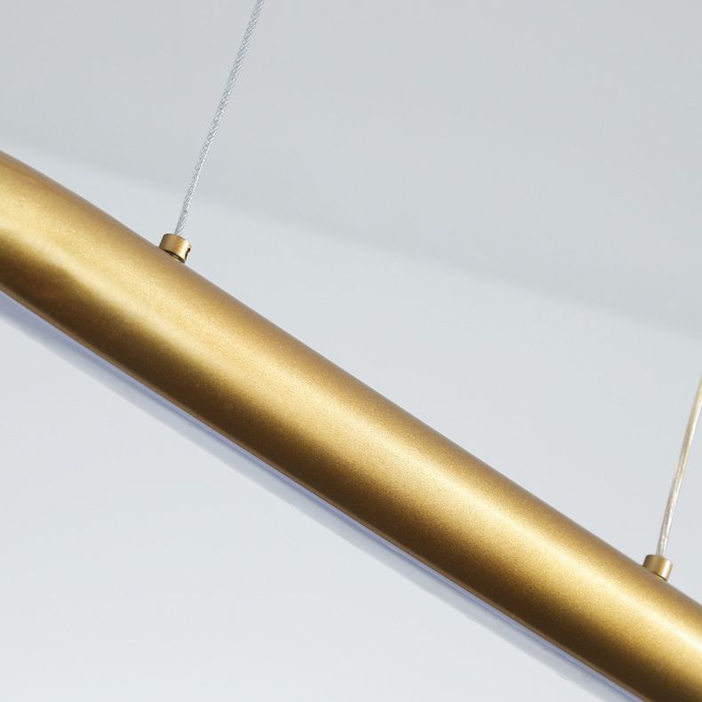 Twig Shaped Metal Ceiling Lamp Minimalistic LED Island Light Fixture for Restaurant