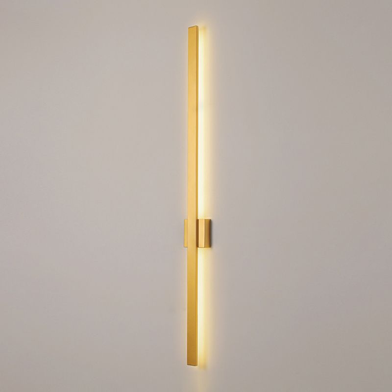 Sombra lineal luz de pared de metal moderno 1 iluminación de pared de pared