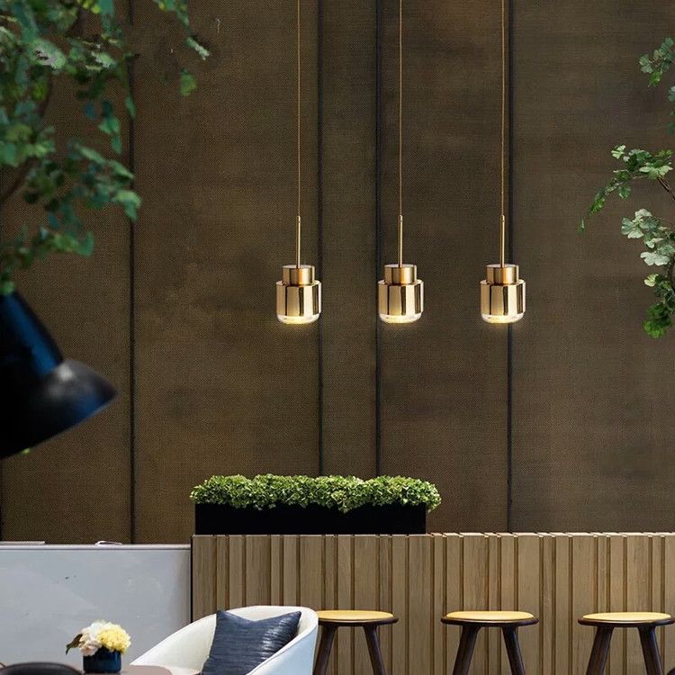 Postmoderne stijl Suspensie Hanger Smeedijzeren hanglamp voor restaurantbar