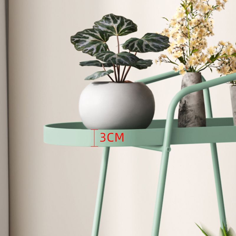 11" Wide Contemporary Corner Table Metal Double Tier End Table