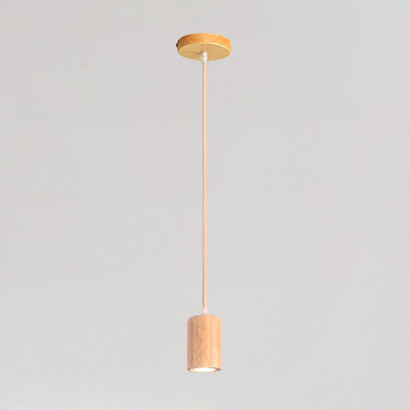 Pendentif en forme géométrique Light Nordic Wood suspension pour le salon