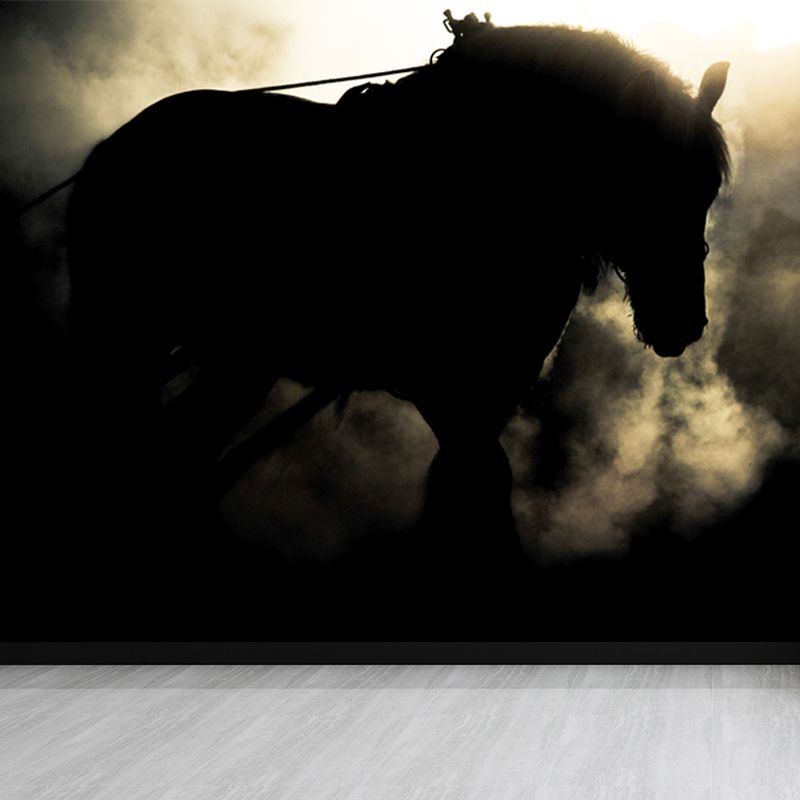 Whole Smart Steed Mural Wallpaper for Wall Decor Contemporary Boys Room Wall Art