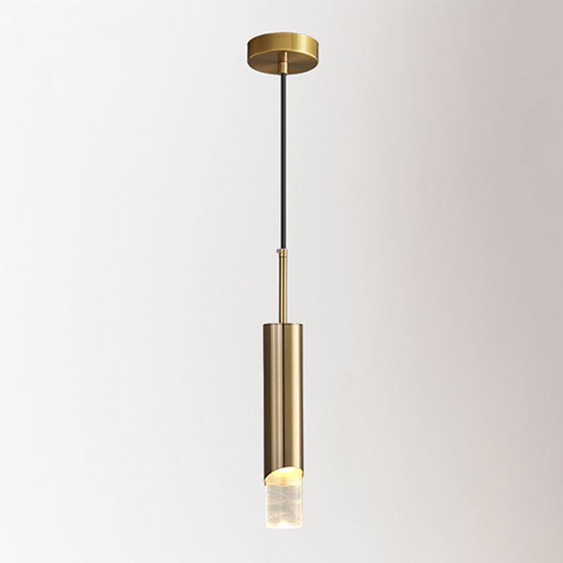 Lampada a led Lampada Simplicità Illuminazione a sospensione con una chiara tonalità acrilica per camera da letto