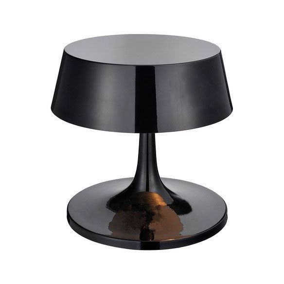 Gladde Drum Metalen Bureaulamp Moderne Stijl 3-Licht Zwart/Wit Bureauverlichting met Gewelfde Basis voor Woonkamer
