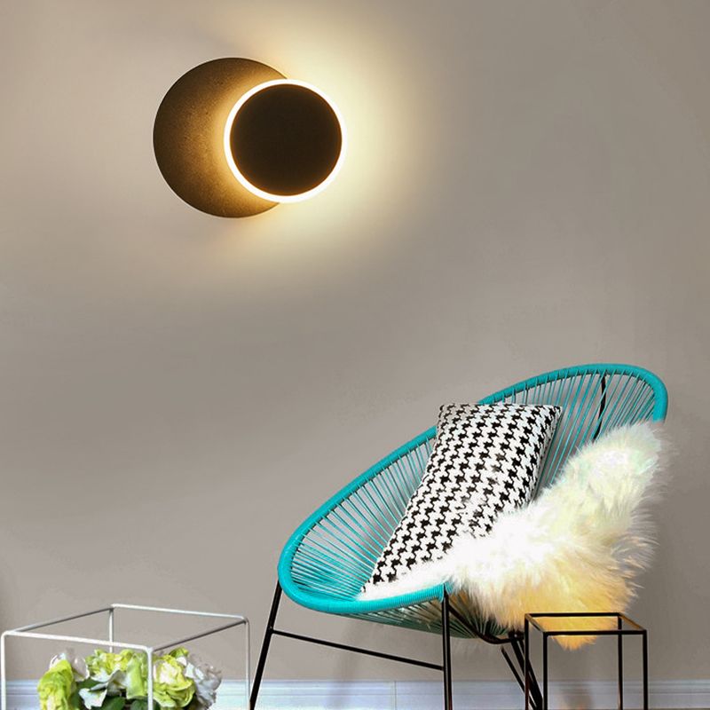 Modern LED Wall Mount Light 1-Light Wall Sconce Light with Acrylic Shade for Living Room