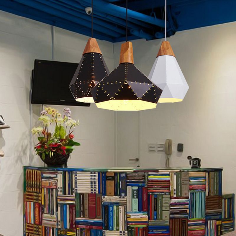 Modern Geometric Pendant Light Metal 1 Light Pendant