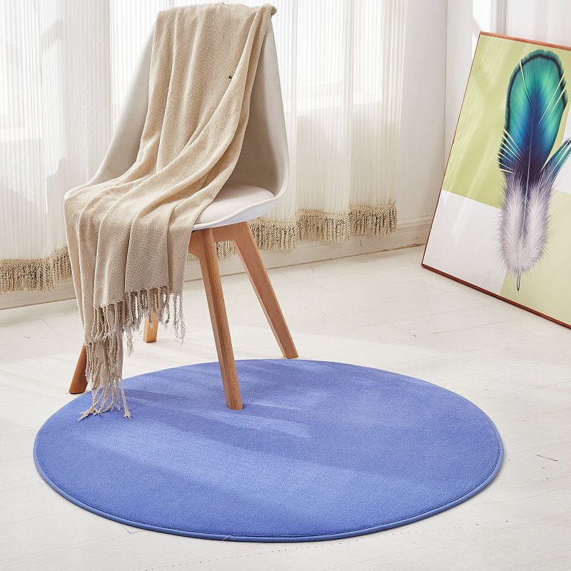 Simplicity Room Teppich Multi-Farben Festfarbbereich Teppichsynthetik Nicht-Schlupf-Backing Easy Care Waschable Innenenteppich