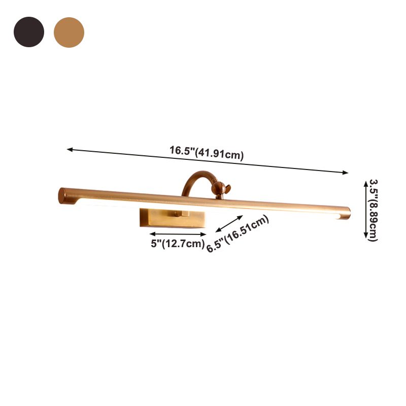 Lámparas de pared LED geométricas de estilo moderno metal 1 luces de montura de pared de espejo de 1 luces