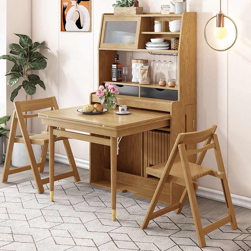 1/3/5 Pieces Modern Wooden Multi Purpose Dining Set for Home