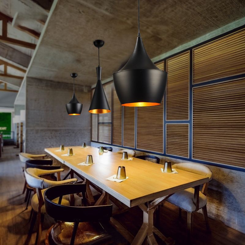 1-Licht-Metallhängele leichter postmoderner Anhängerlampe für Schlafzimmer Esszimmer