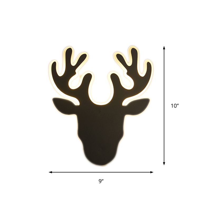 Light Funce Funce Funce Funce Acrilica contemporanea Pronzo della luce a parete a LED in luce calda/bianca