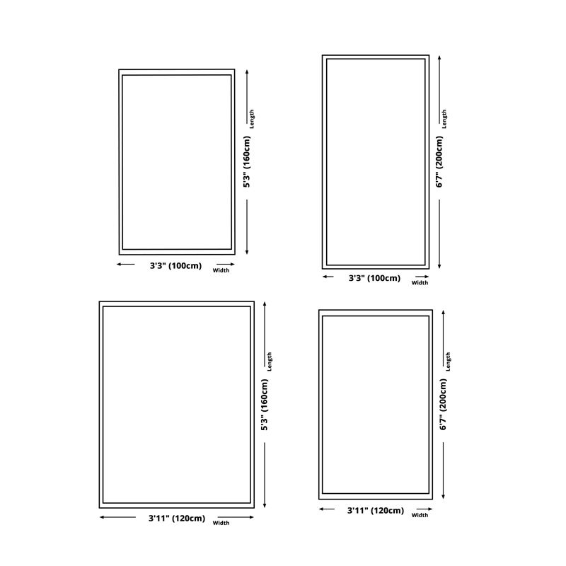 Contemporary Houndstooth Print Carpet Polyester Indoor Rug Non-Slip Backing Rug for Living Room