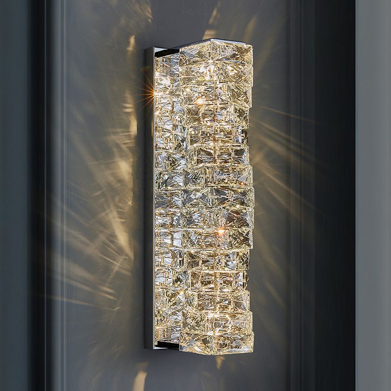 Sombra única de la pared de cristal de sombra estilo moderno de 1 luz de montaje de pared lámpara