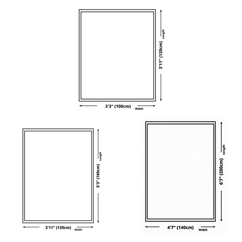 Grey Modern Carpet Polyester Striped Carpet Non-Slip Backing Carpet for Living Room