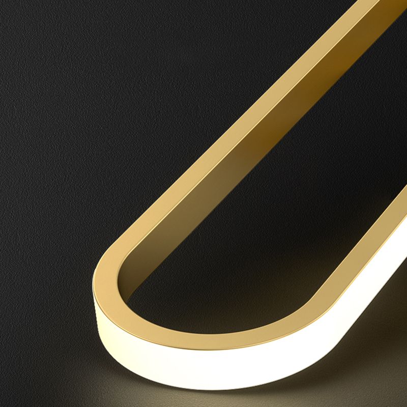 Modernism Metal Gold Wall Mounted Sconce 2-Light Wall Light for Foyer