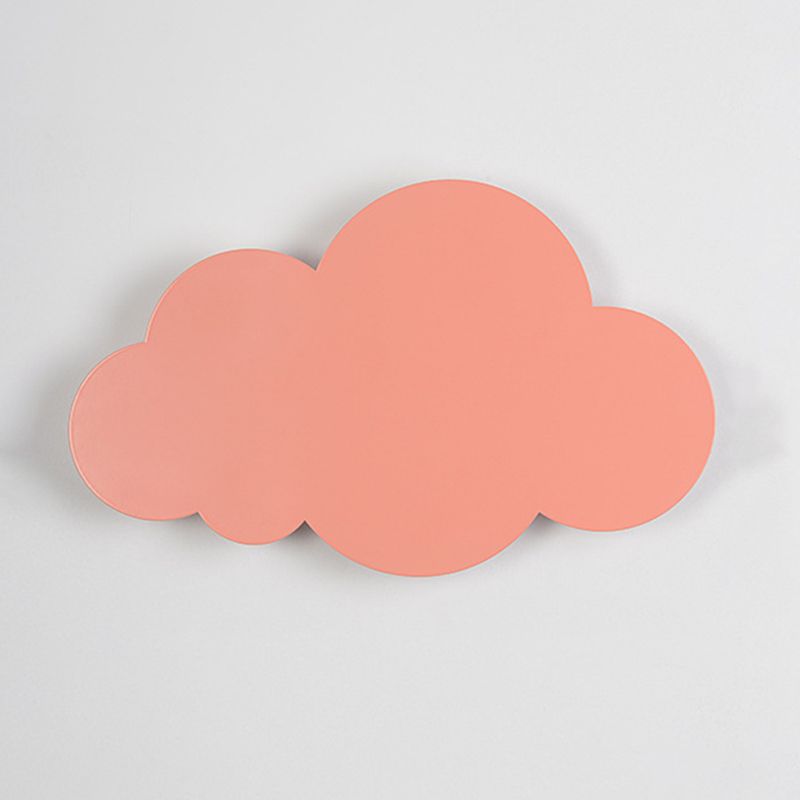 Kids Multicolor Wall Sconce Cloud Metal Wall Light Fixture for Bedroom