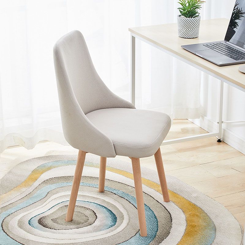 Parsons tapizados dormitorio contemporáneo del final mate de la silla lateral que cena la silla