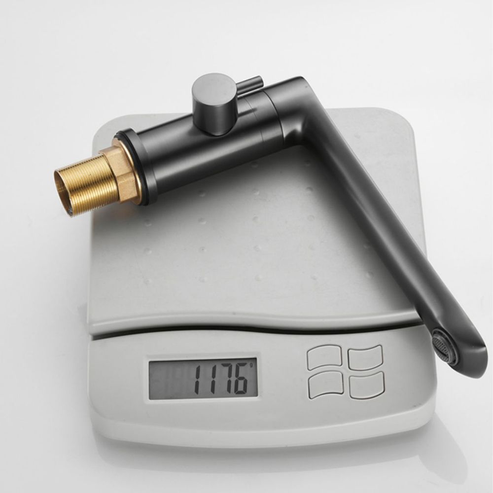 Modern Bathroom Faucet Two Handle Temperature Control Bathtub Faucet