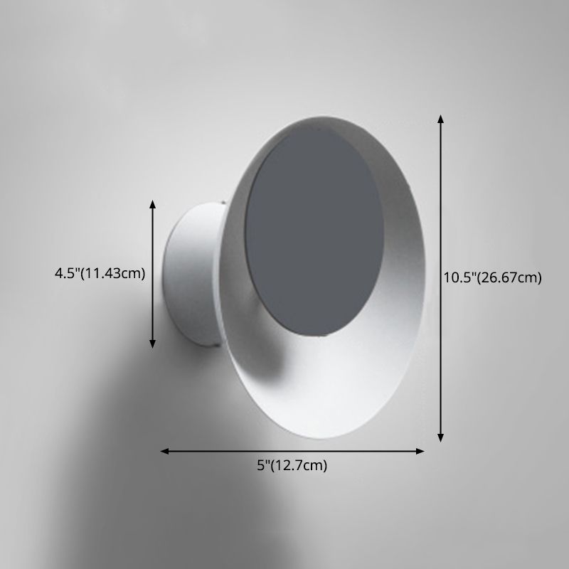 Moderni macaron moderni in stile ciotola ciotola sconde muro metallo 1 flioncini leggeri