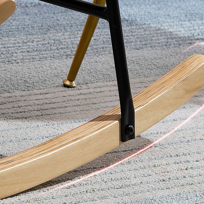 Contemporary Nursery Sofa Rocking Chair Indoor Living Room Rocking Chair with Ottoman