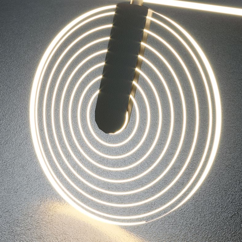 Accesorio de iluminación de lámpara sombreada de metal colgante de isla LED moderna para comedor