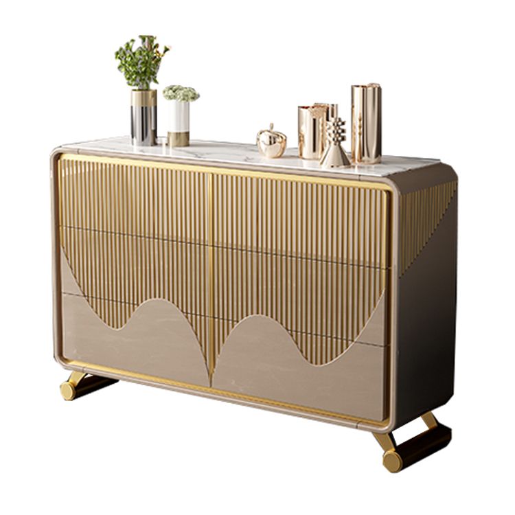 15.6-inch W Classic Glam Storage Chest Stone Storage Chest Dresser