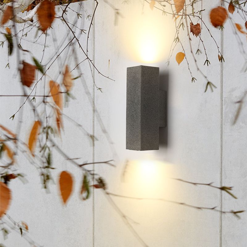 Modern Stone Wall Sconce Lighting Black/White Wall Mounted Lights