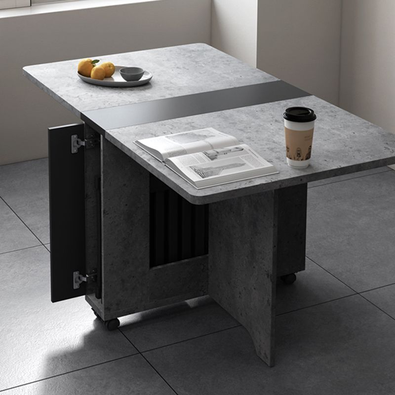 Mesa de comedor de pedestal de comedor moderno de mediados de siglo para la cena de cocina en casa