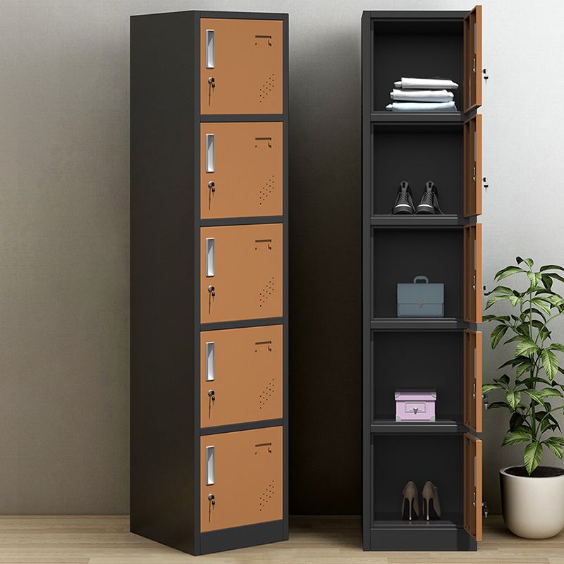 Modern Style Wardrobe Metal Wardrobe Closet for Home,16.54" D x 14.96" W x 70.87" H