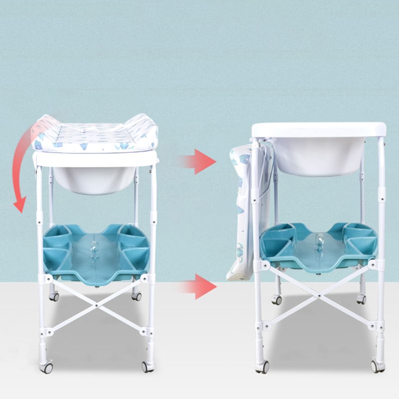 Modern Baby Changing Table Folding Changing Table with Bathtub
