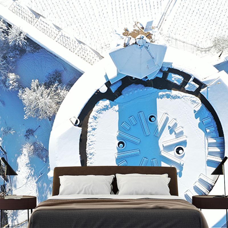 Modern Style Mural Wallpaper Town Scenery Photography Indoor Wall Mural