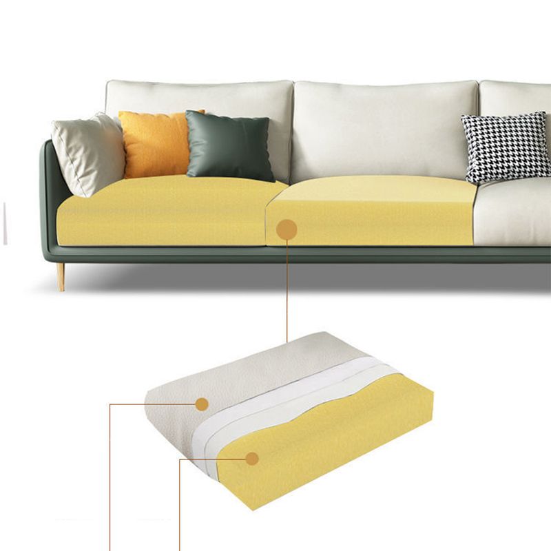 Cushion Back Slipcovered Furniture Sectionals Faux Leather Sofa