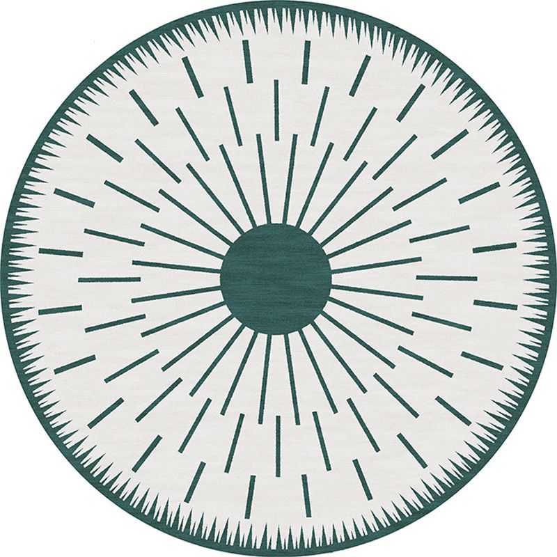 Tapis scandinave Starburst en synthétique de couleur douce, tapis d'intérieur respectueux des animaux de compagnie pour la décoration de la maison