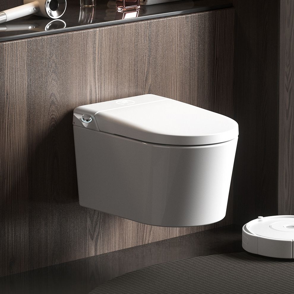 Modern Siphon Jet Toilet Bowl One-Piece Toilet Wall Mount ABS Flush Toilet