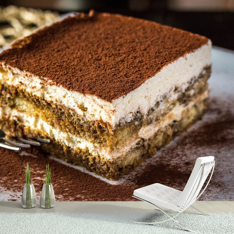 Minimalism Dessert Mural Modern Style Wall Covering for Dessert Shop Baking Shop