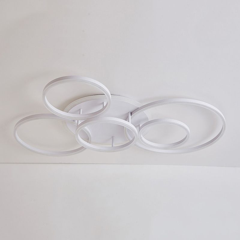 Acrylic Geometric Flush Ceiling Light Modern Flush-Mount Light Fixture