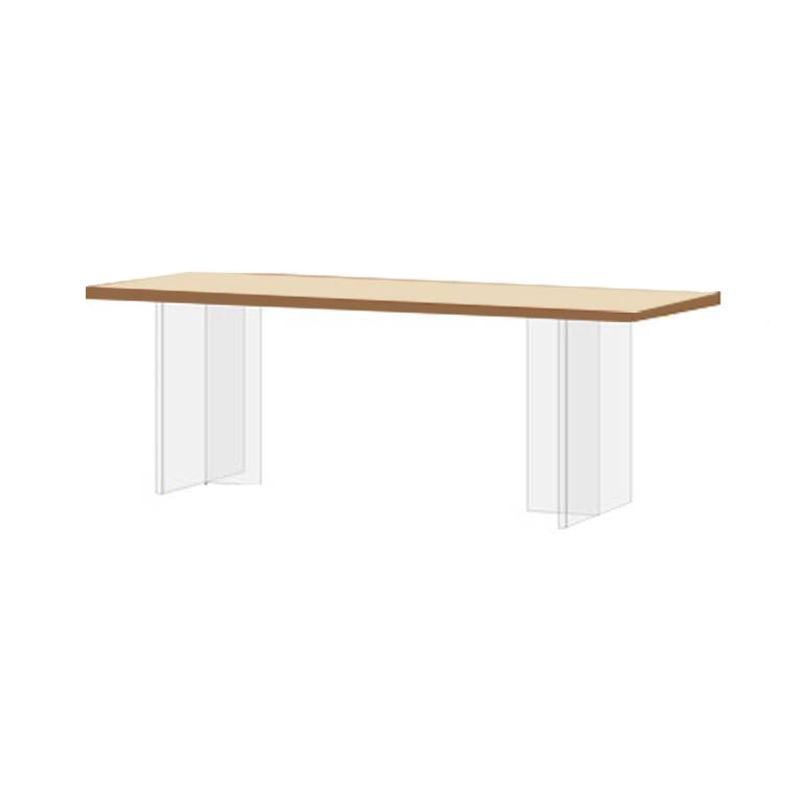 Natural Finish Pine Wood Dining Set 1/2/3/5 Pieces Modern Dinette Set