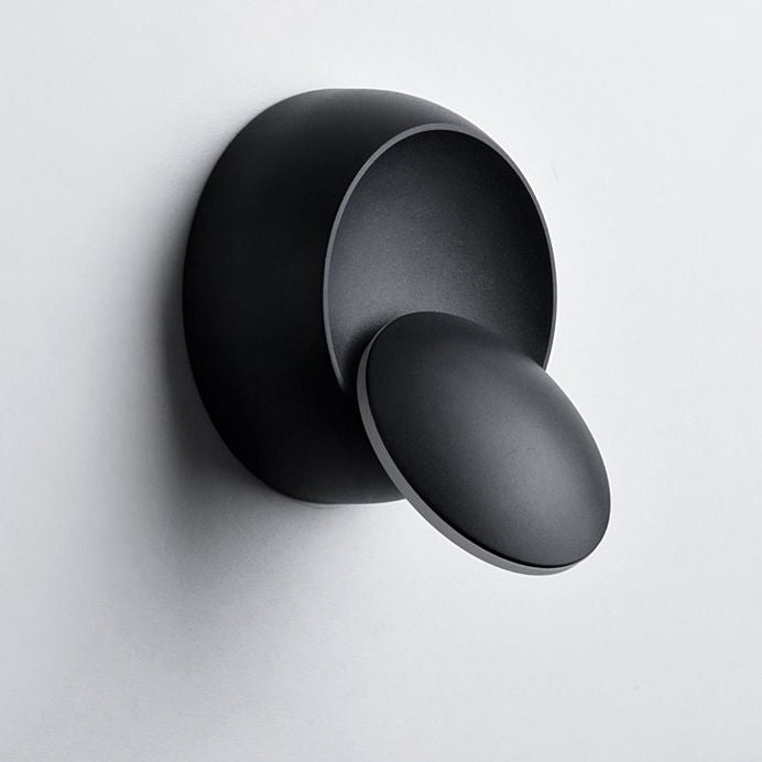 Round Shade Wall Sconce Modern Simple Style Resin 1 Light Sconces for Bedroom