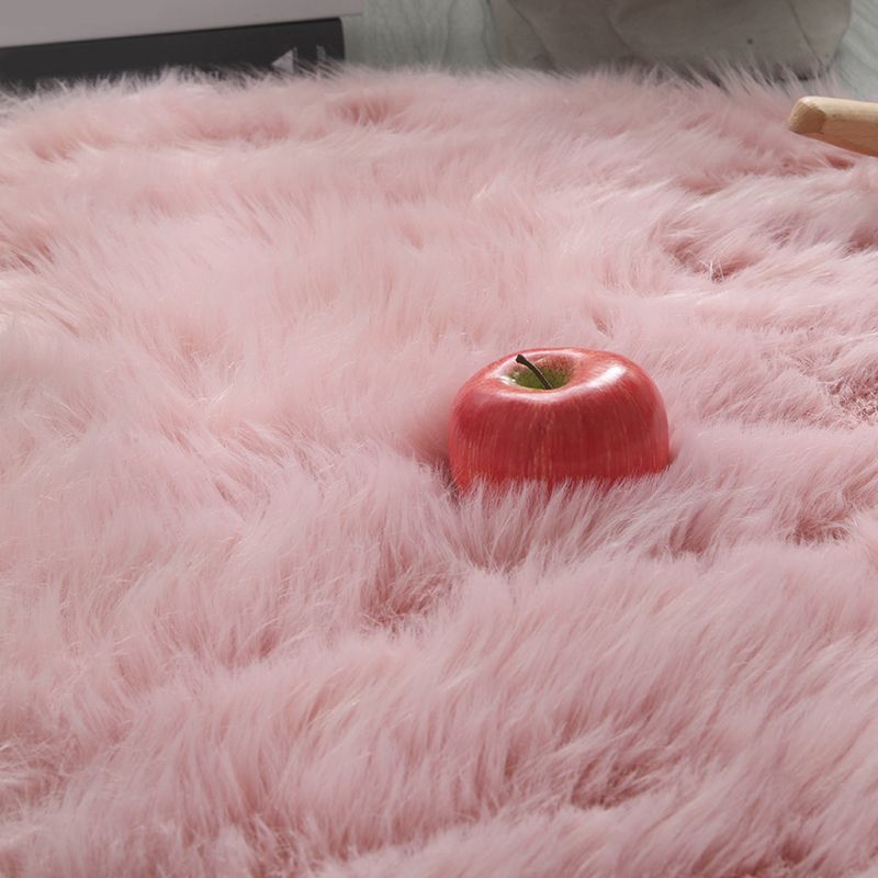 Einfacher Wohnzimmer Teppich mehrfarbig schlichte Teppich Shag Waschbar Haustierfreundlicher Innenteppich