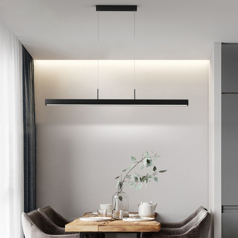 Simplicity Contemporary Kitchen Island Light Acrylic Shade Dining Room Hanging Lamp