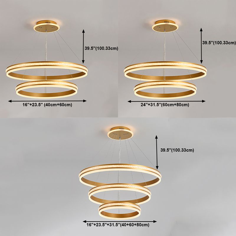 Multi-Tier Shape Chandelier Lights Modern Metal Chandelier Lighting Fixtures