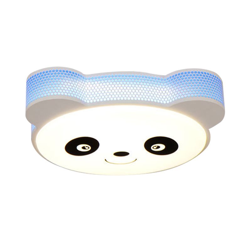 Cartoon Panda Unterputz-Deckenleuchte, Acryl-Deckenleuchte für den Kindergarten
