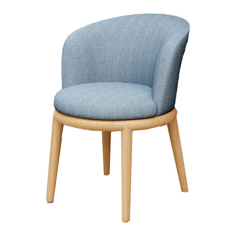 Silla de comedor moderna de metal, sillas de comedor tapizadas sin brazos para uso en restaurantes