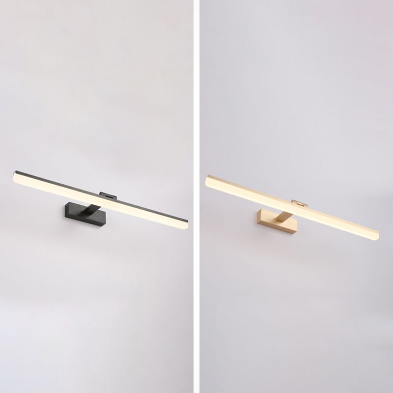 Lámpara de pared lineal de aluminio LED de LED moderno con luz de aluminio con sombra de plástico