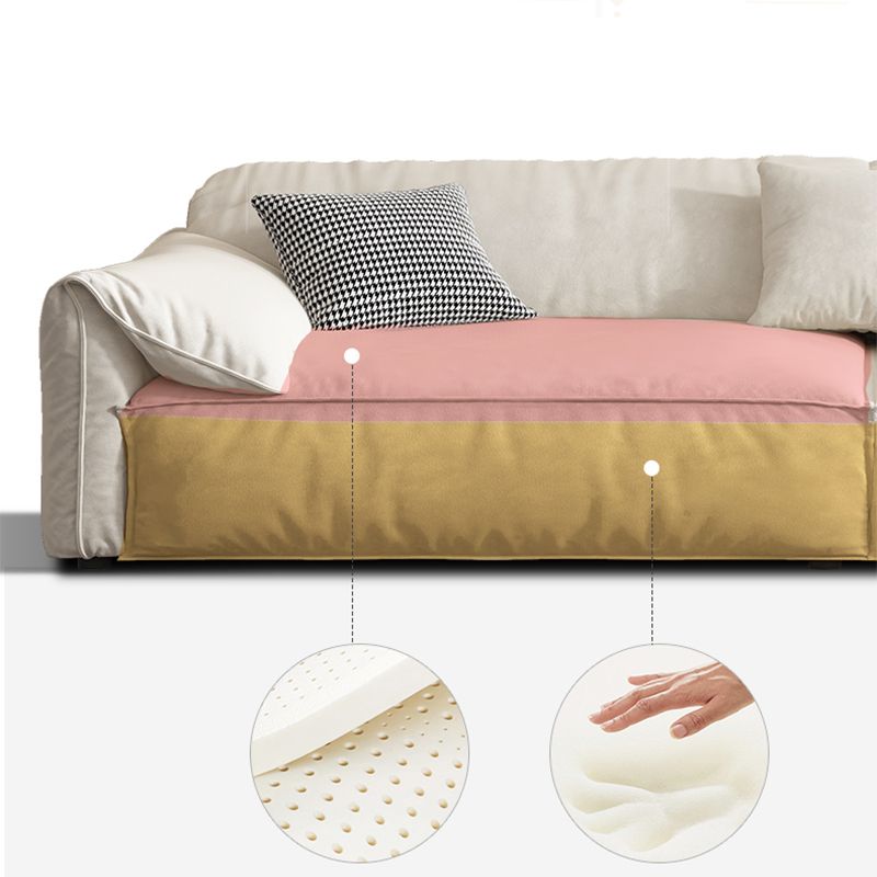 Stain Resistant Stationary Living Room Pillow Top Arm Standard Sofa
